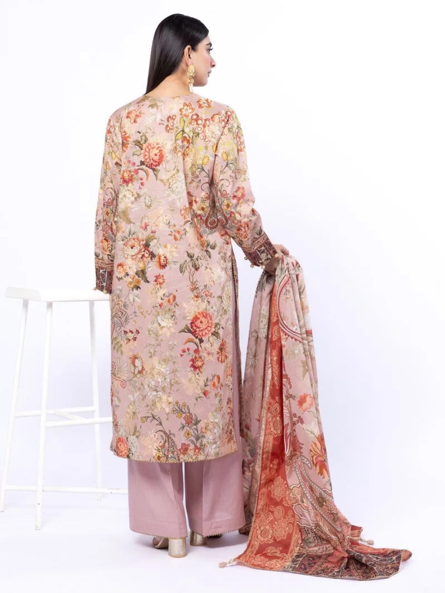 PRINTED JACQUARD SUIT 3 PC