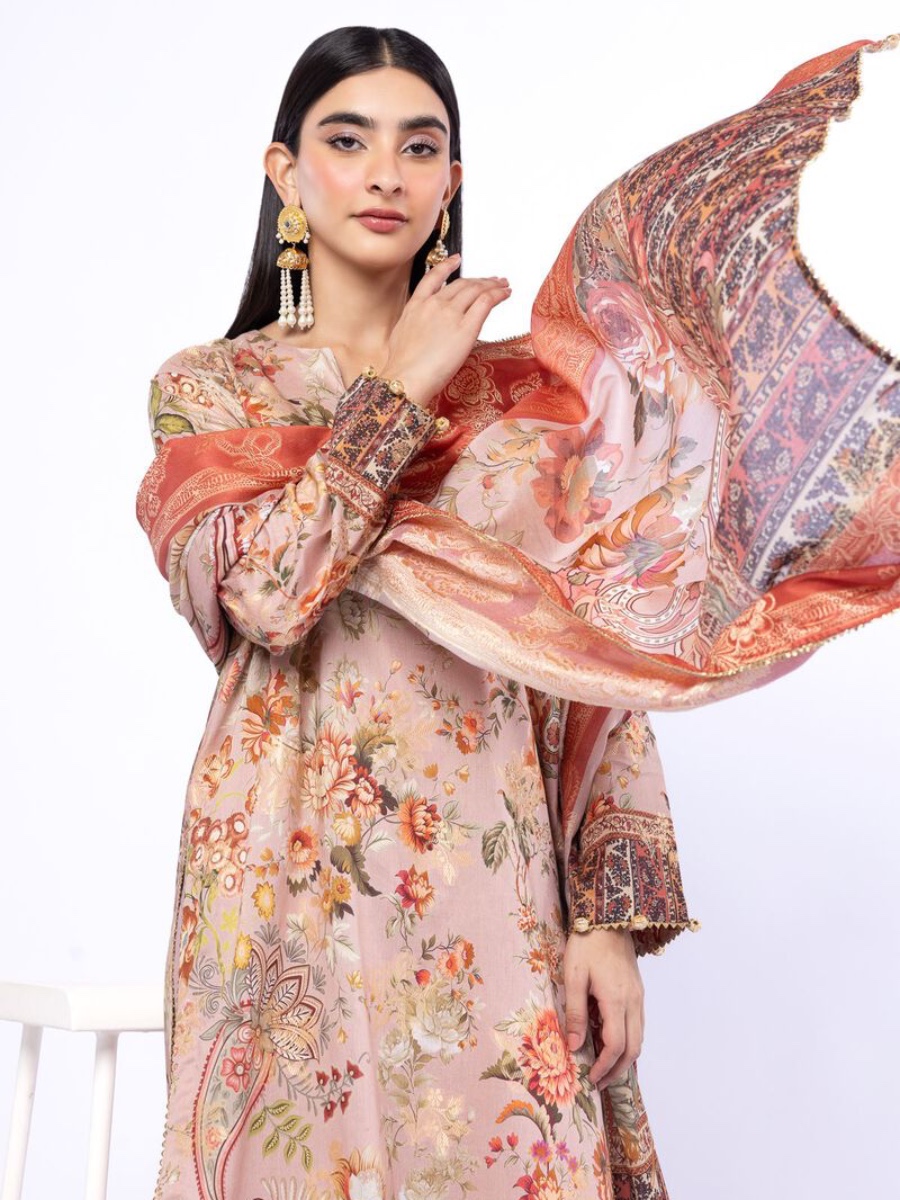 PRINTED JACQUARD SUIT 3 PC