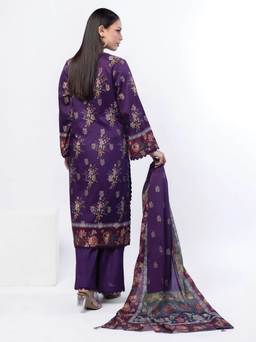 PRINTED JACQUARD SUIT 3 PC