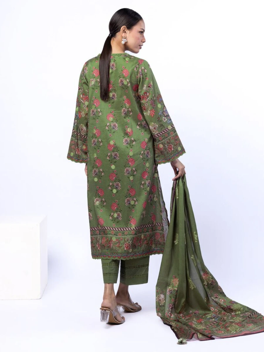 PRINTED JACQUARD SUIT 3 PC