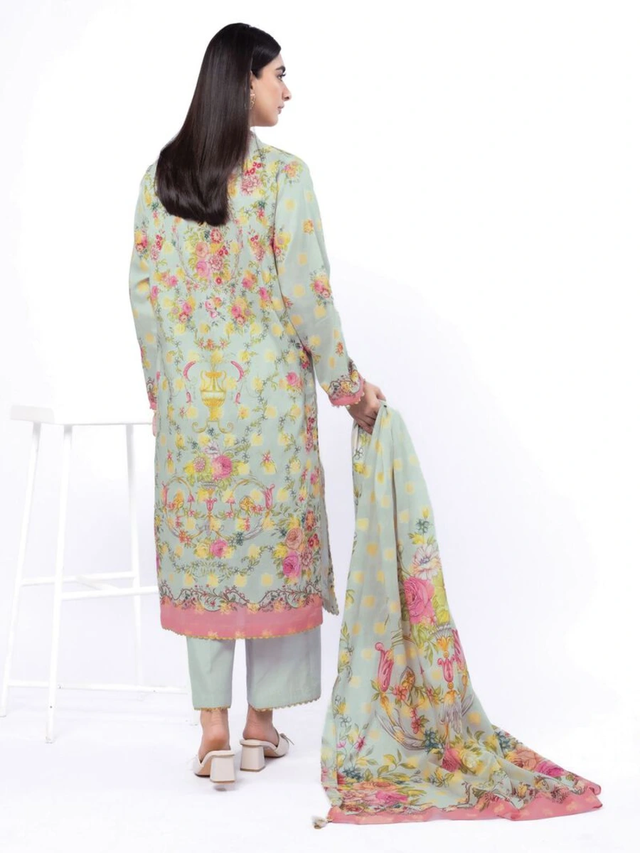 PRITNED JACQUARD SUIT 3 PC