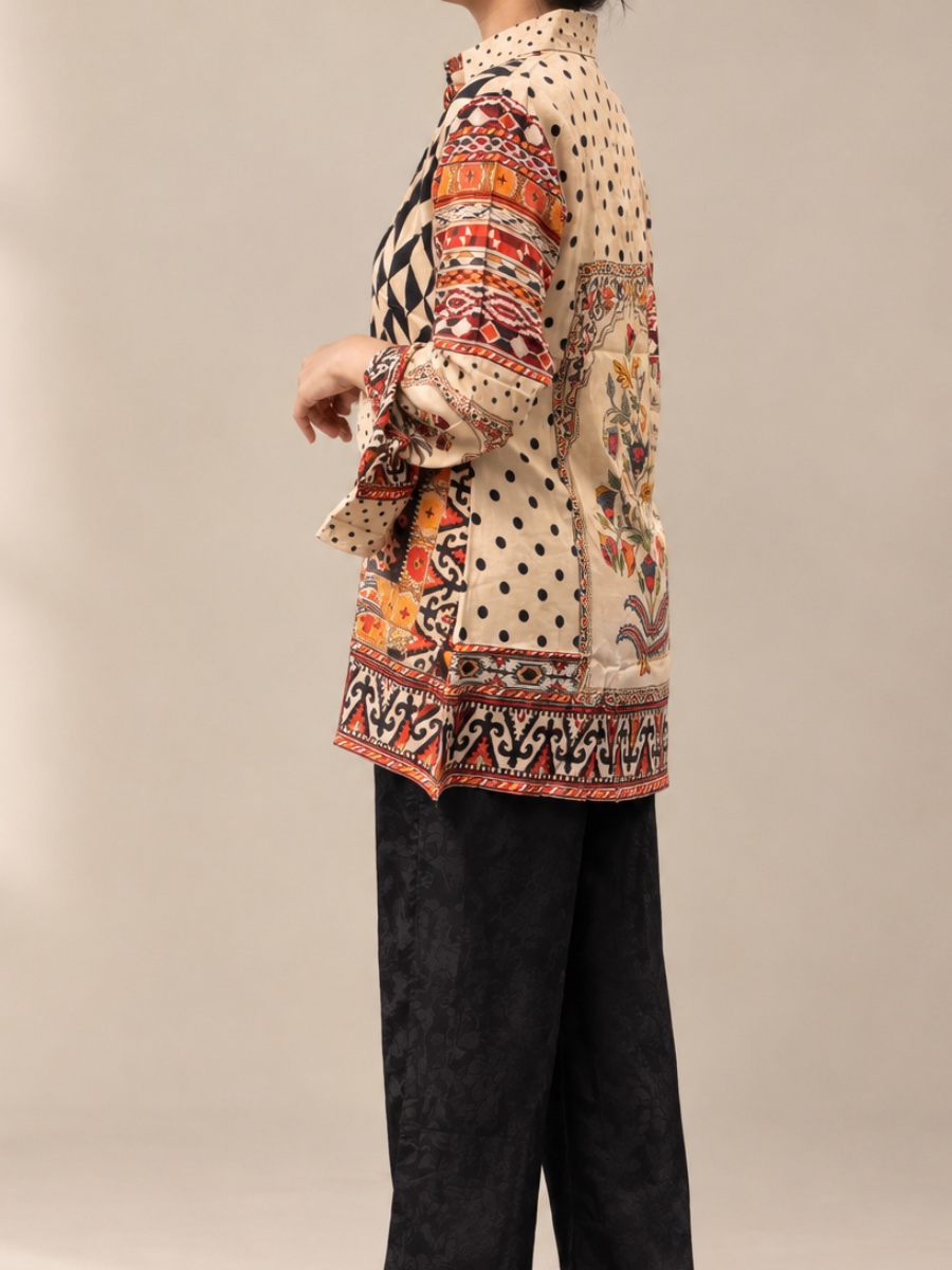 PRINTED TUNIC SHIRT