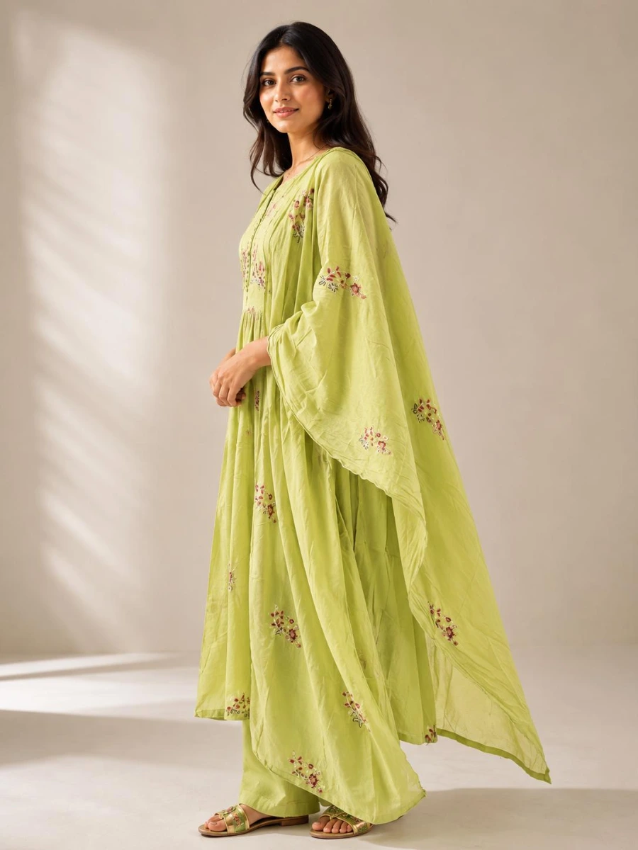 EMBROIDERED SUIT 3 PC