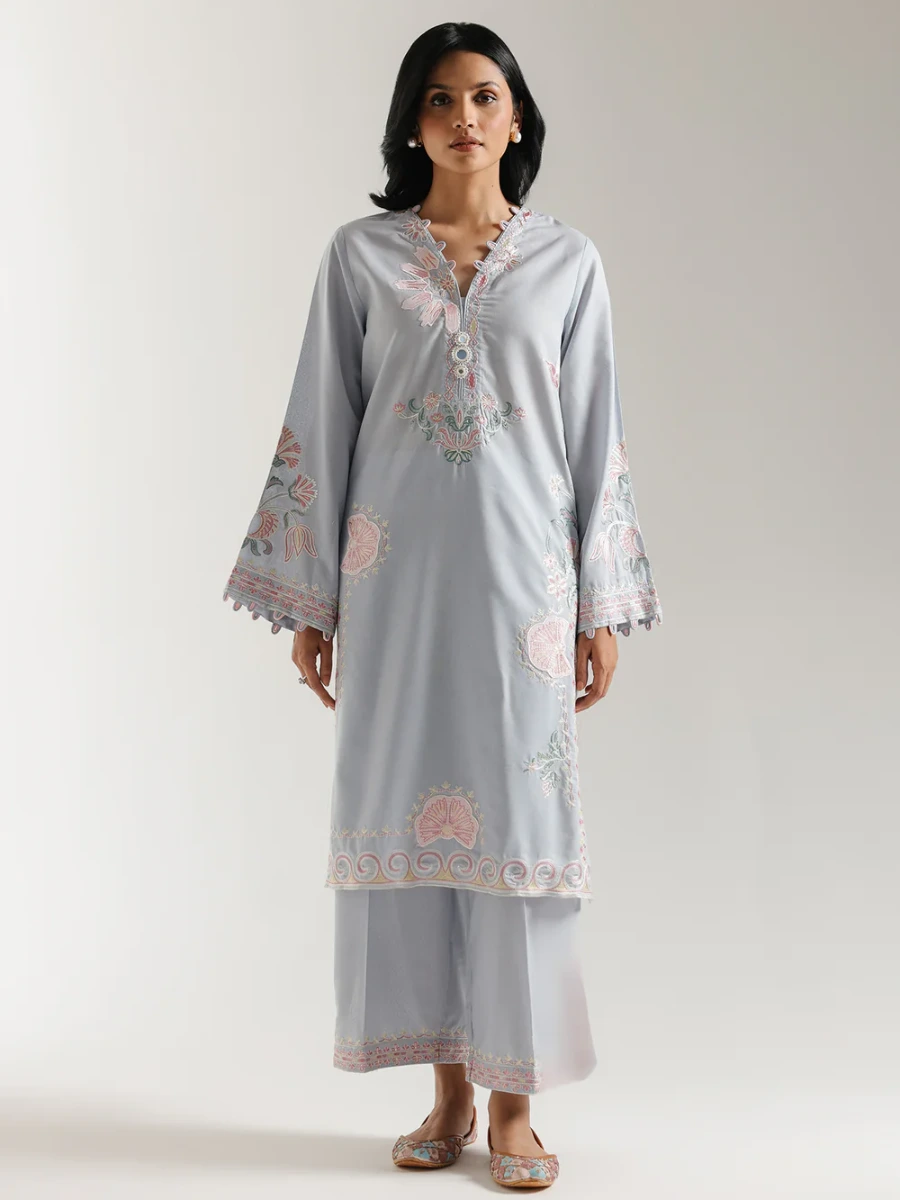 EMBROIDERED SUIT 3 PC