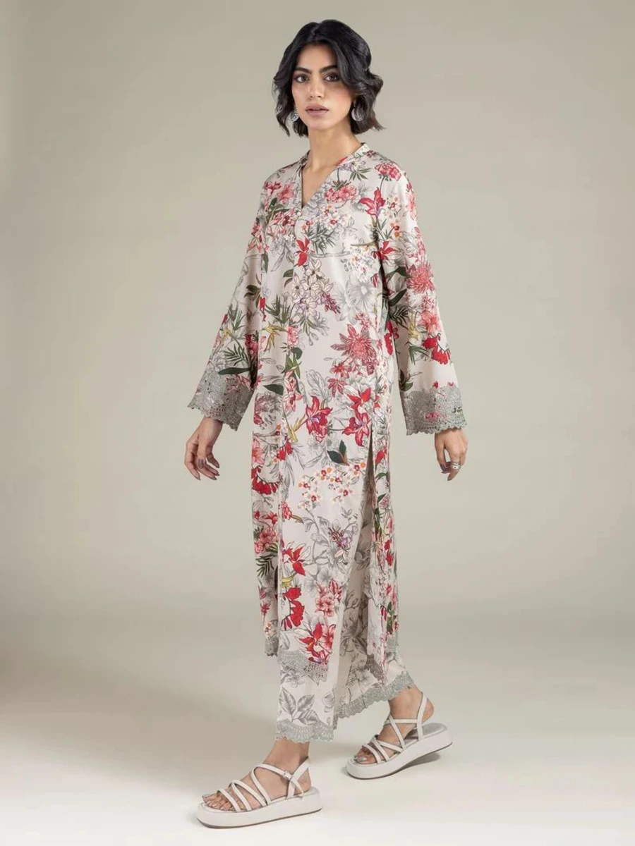 EMBROIDERED LONG KURTA