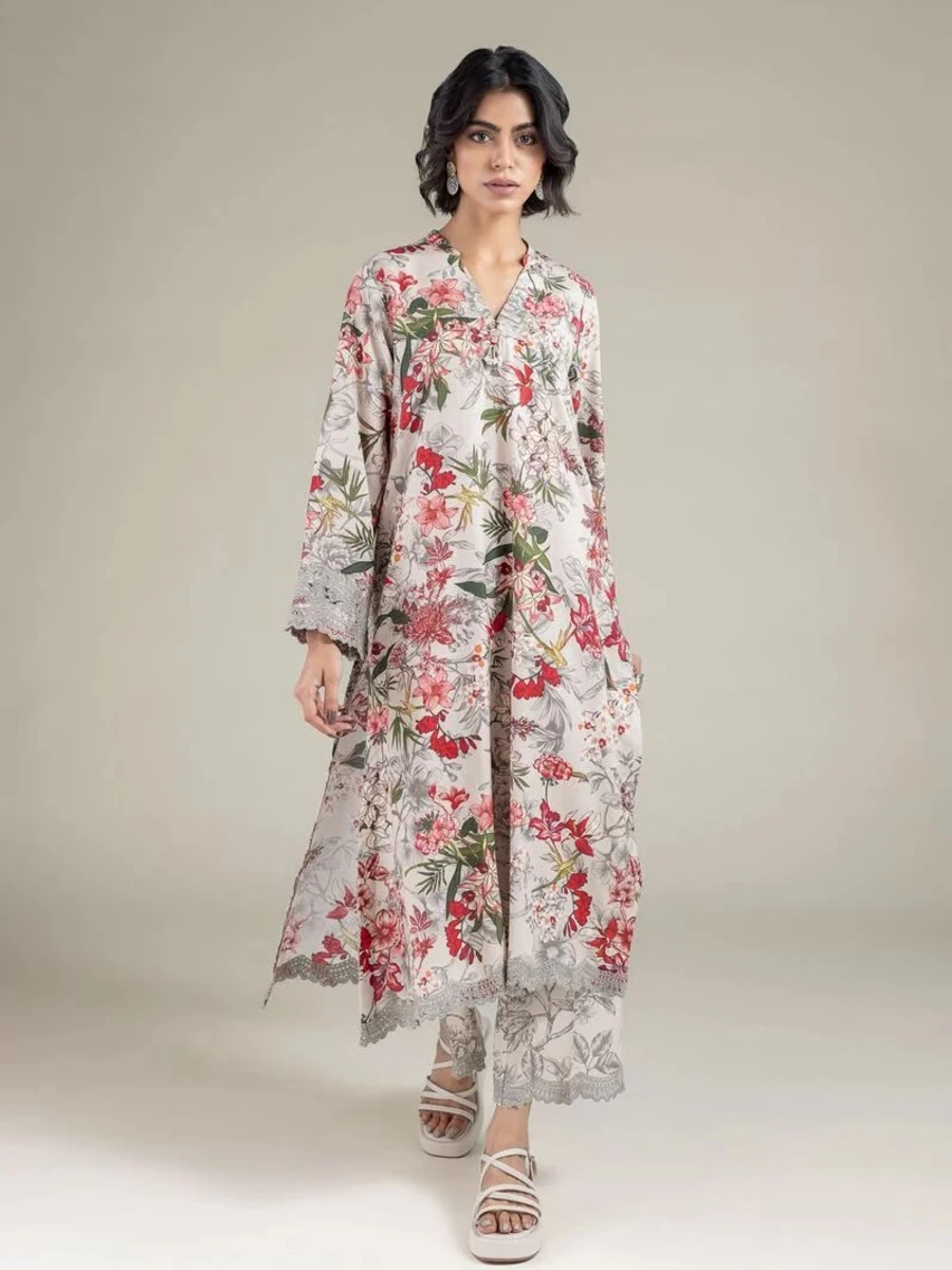 EMBROIDERED LONG KURTA