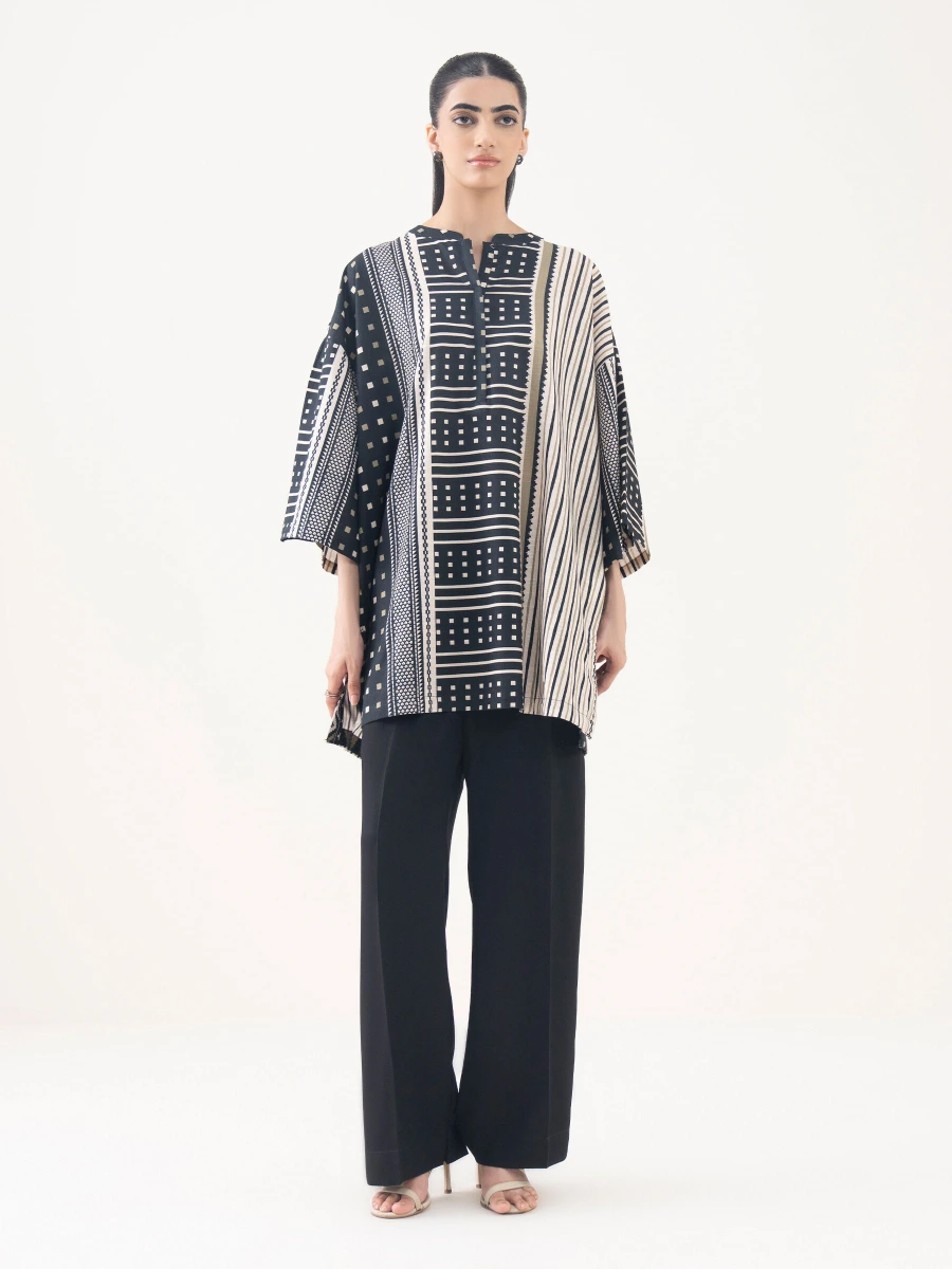 PRINTED BOXY SHIRT