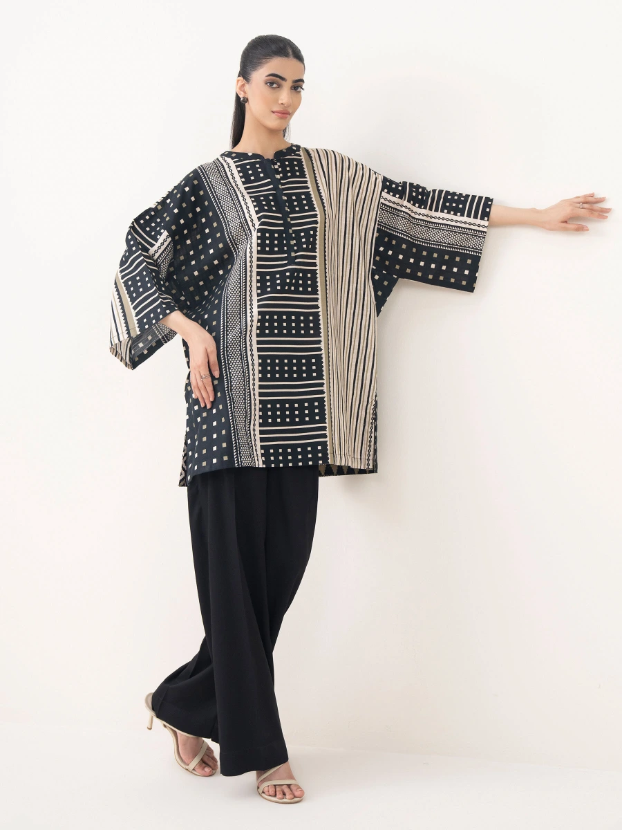 PRINTED BOXY SHIRT