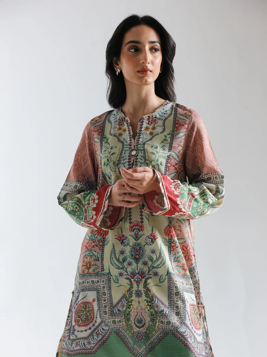 EMBROIDERED SUIT 2 PC