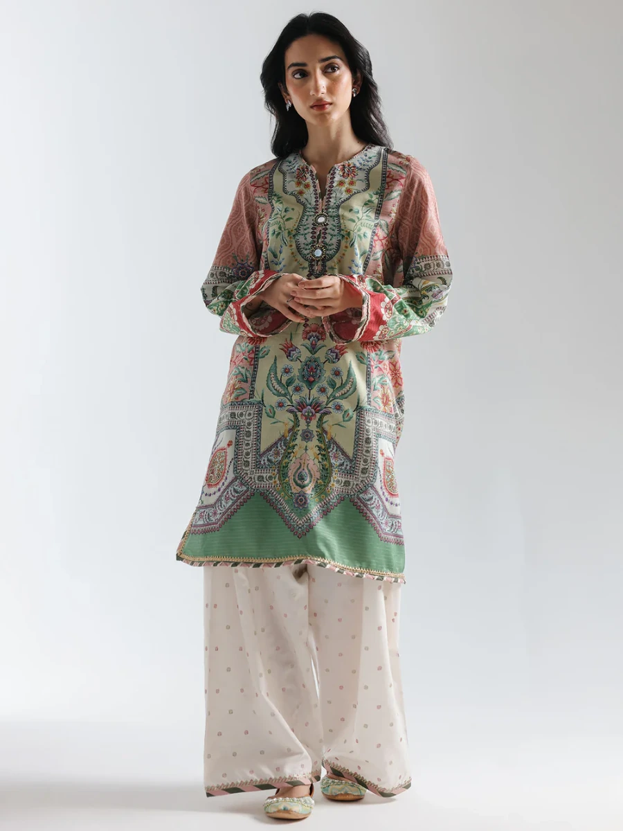 EMBROIDERED SUIT 2 PC