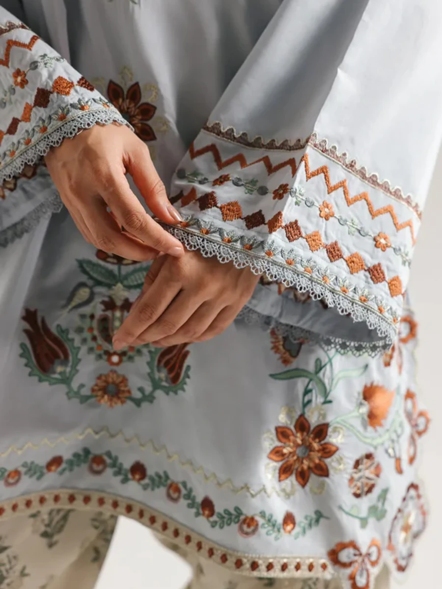 EMBROIDERED SUIT 2 PC