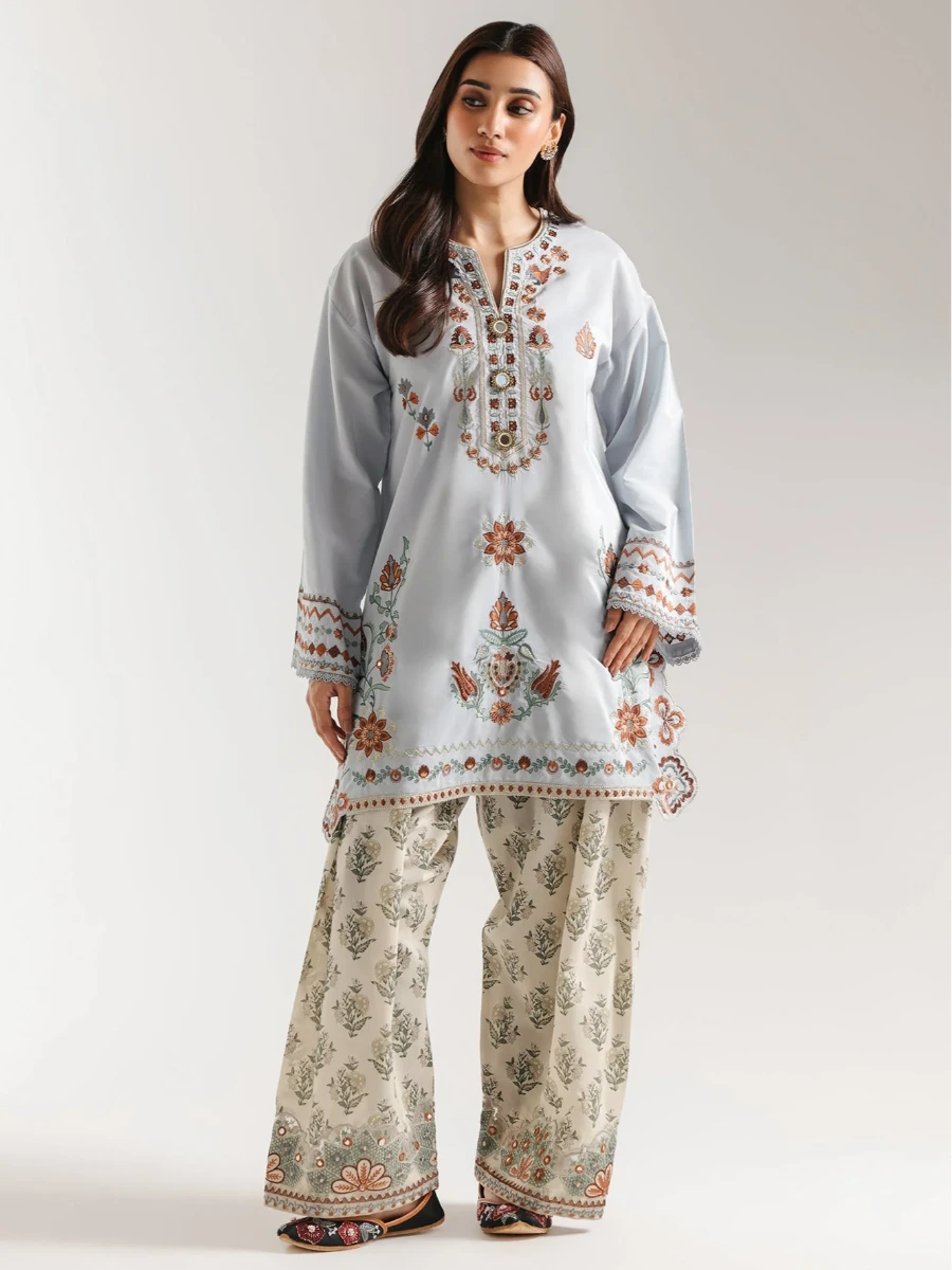 EMBROIDERED SUIT 2 PC