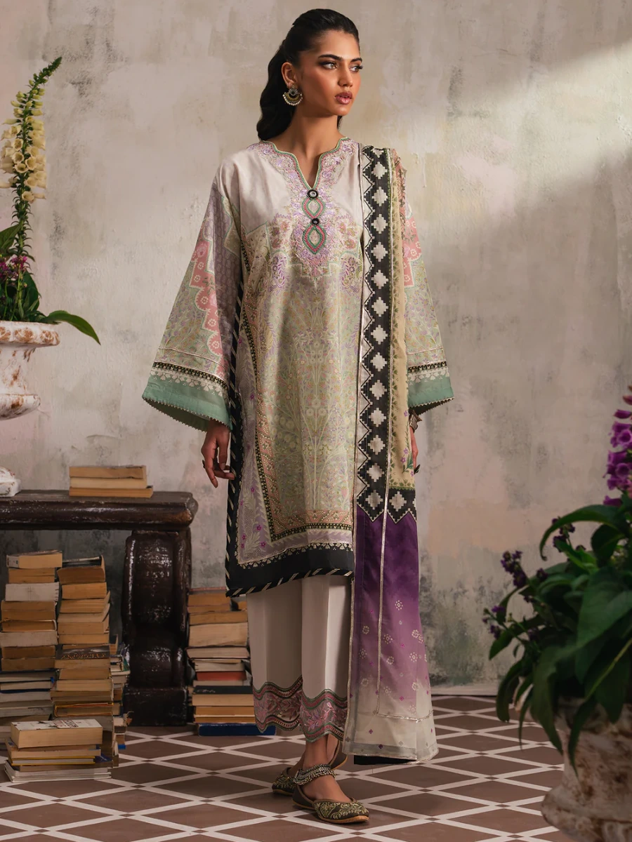 EMBROIDERED SUIT 3 PC