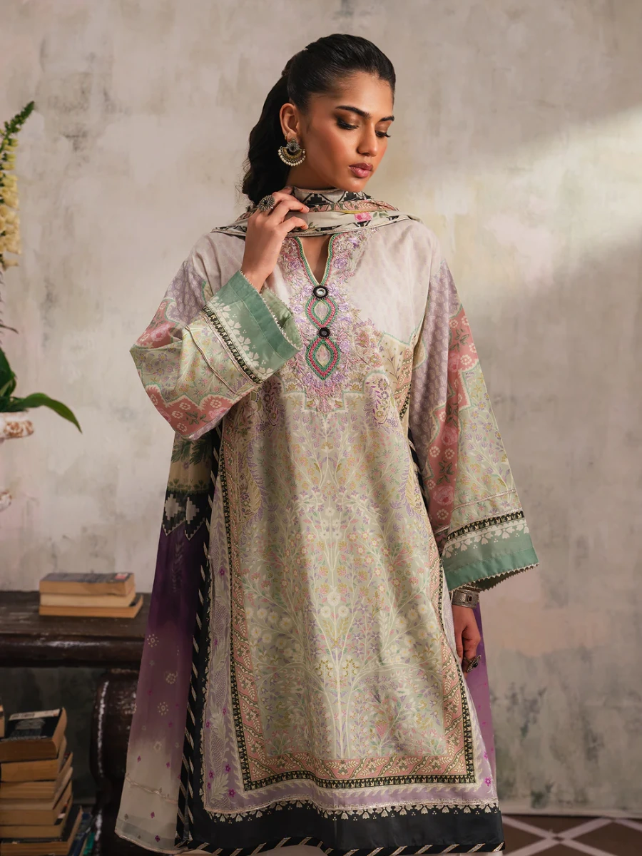 EMBROIDERED SUIT 3 PC