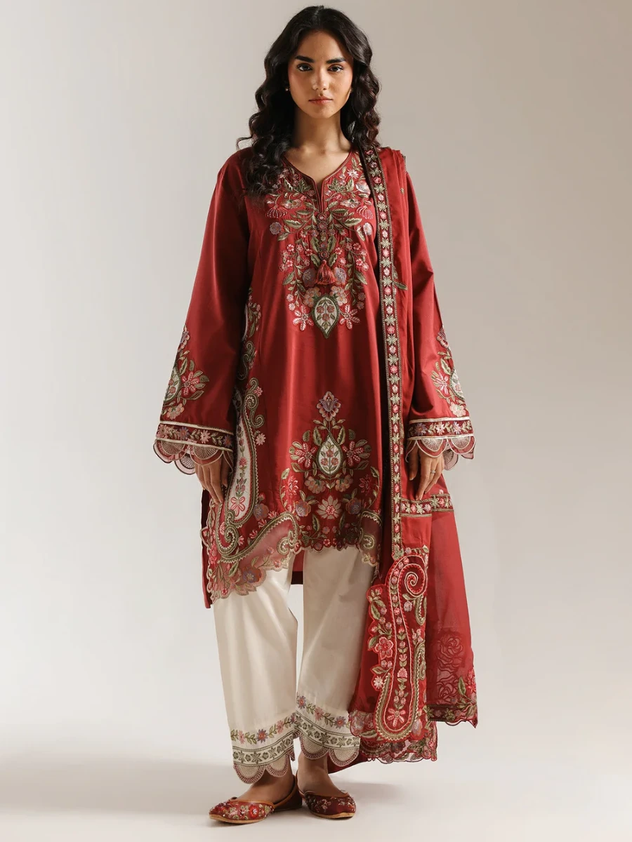 EMBROIDERED SUIT 3 PC
