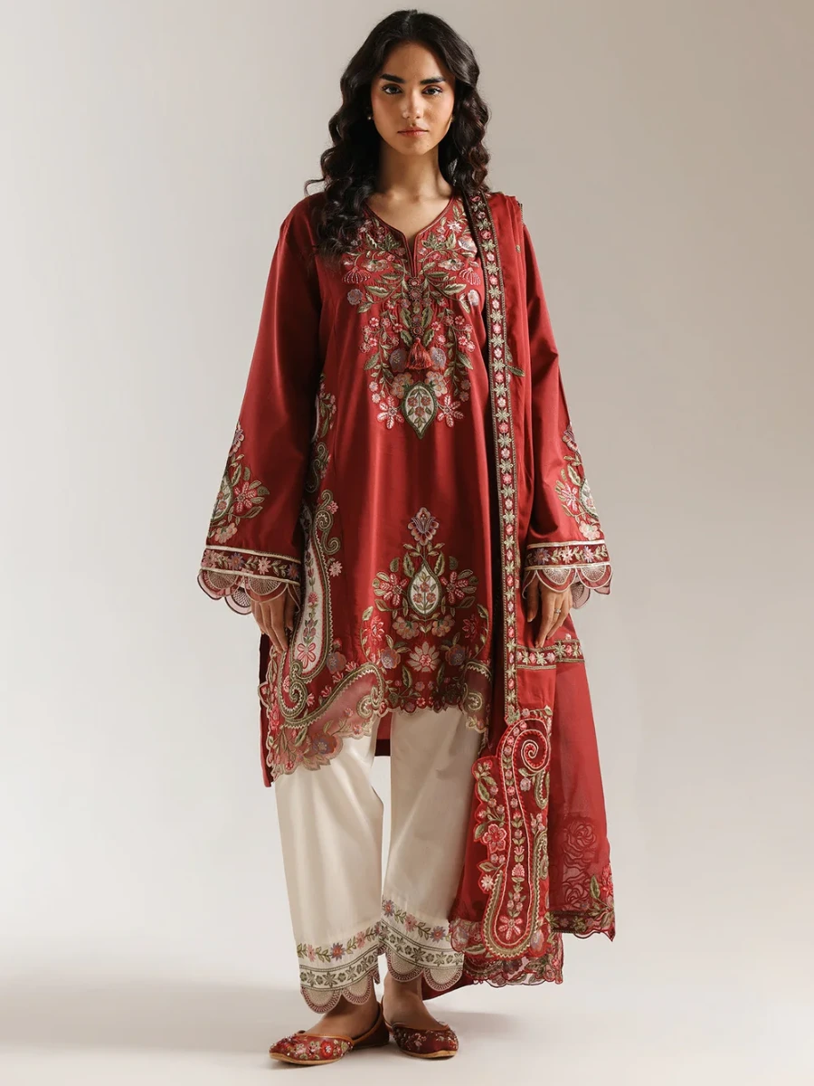 EMBROIDERED SUIT 3 PC