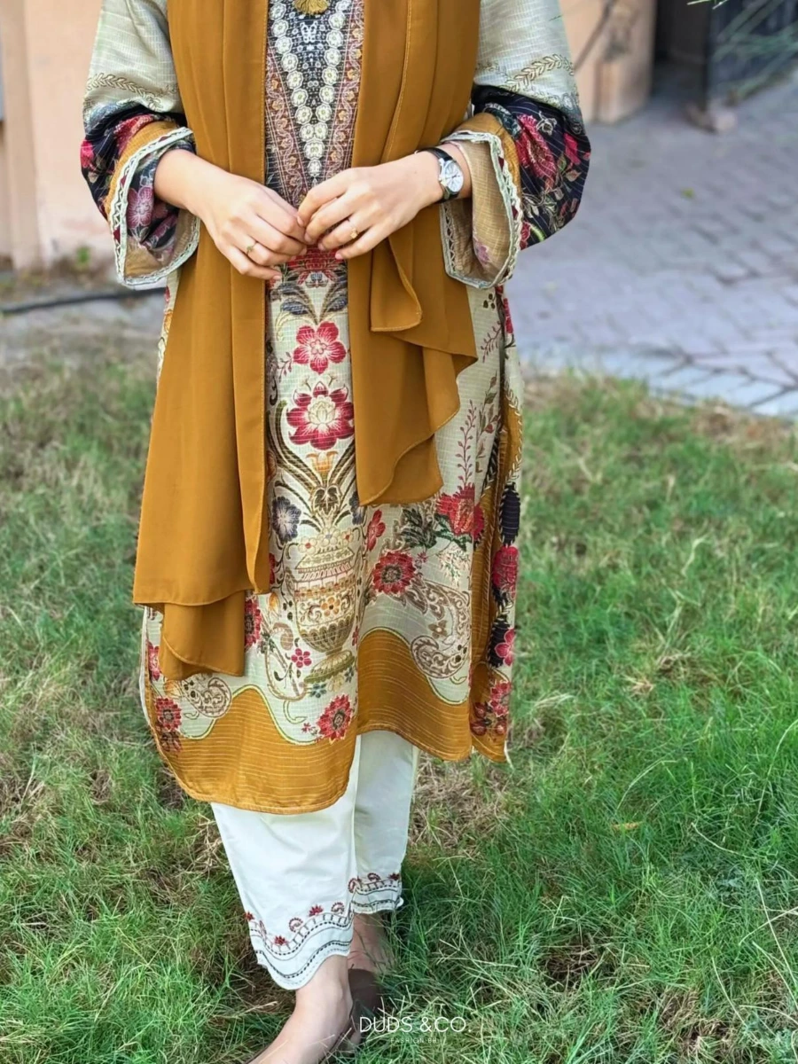 PRINTED SUIT 2 PC