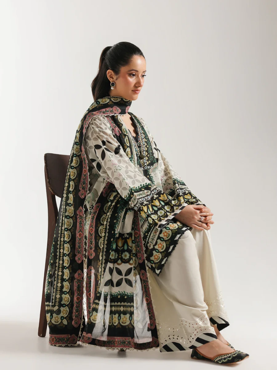 EMBROIDERED SUIT 3 PC