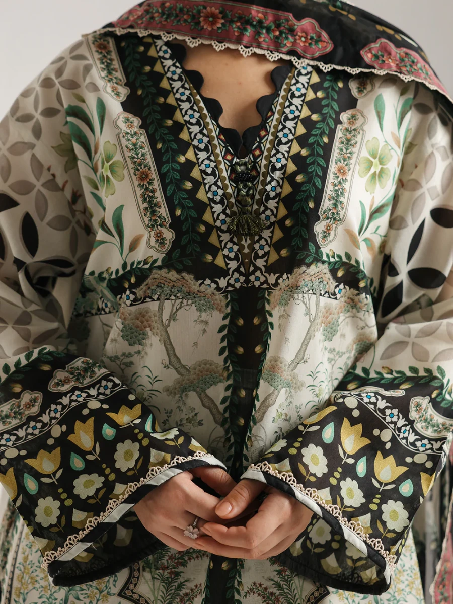 EMBROIDERED SUIT 3 PC