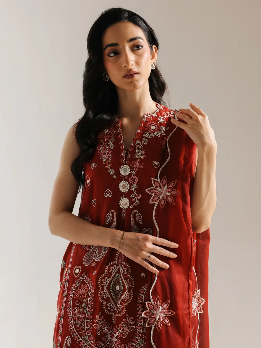 EMBROIDERED SUIT 3 PC