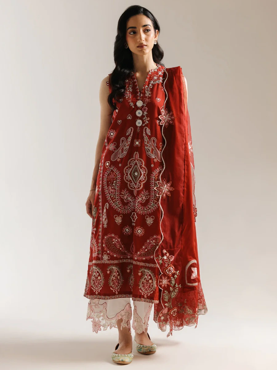 EMBROIDERED SUIT 3 PC