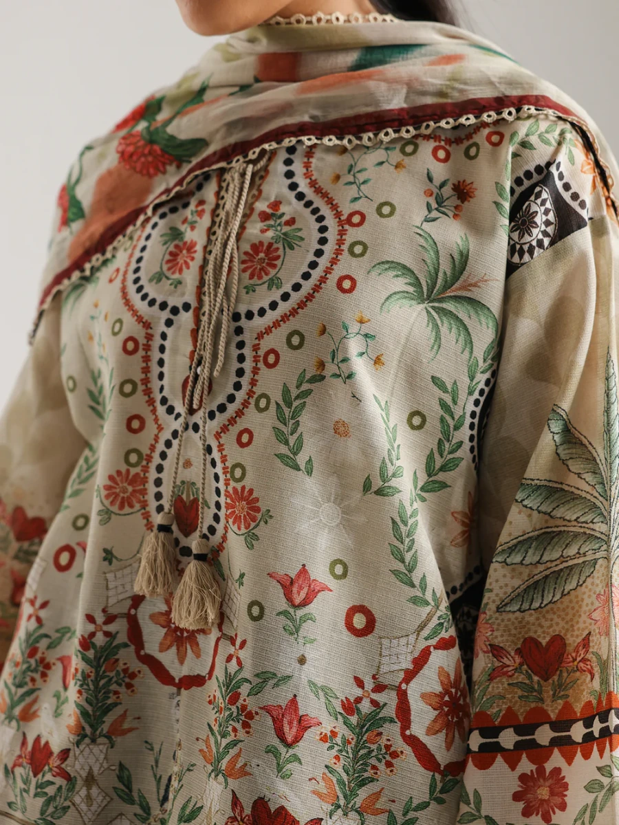 EMBROIDERED SUIT 3 PC
