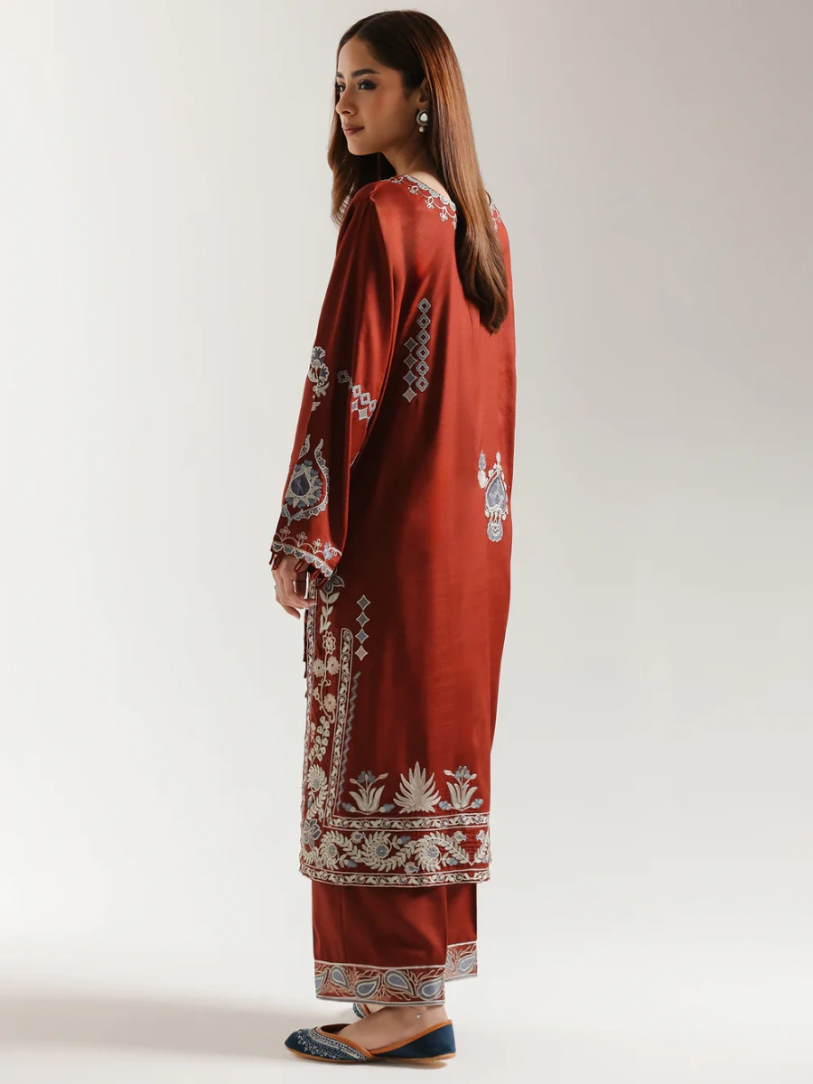 EMBROIDERED SUIT 2 PC