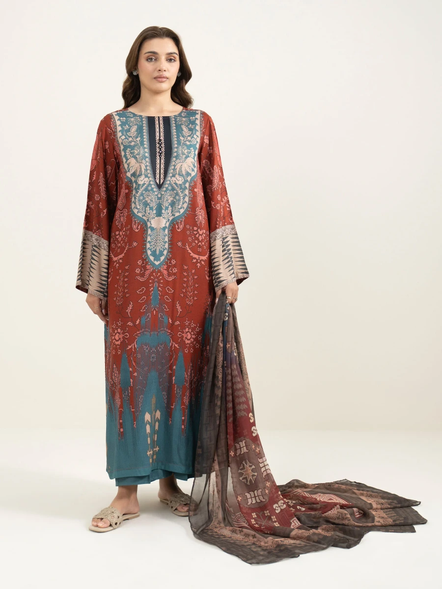 EMBROIDERED SUIT 3 PC