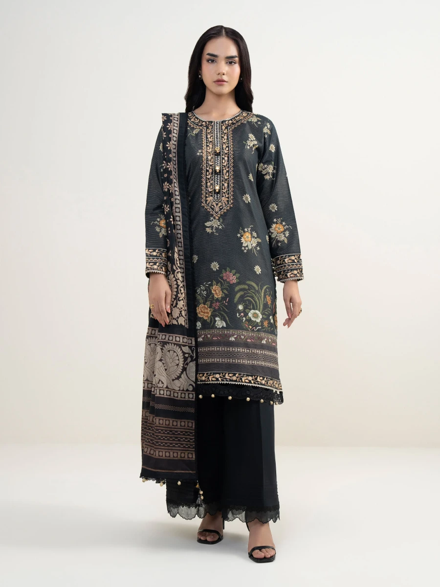 EMBROIDERED SUIT 3 PC