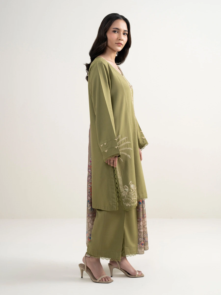 EMBROIDERED SUIT 3 PC