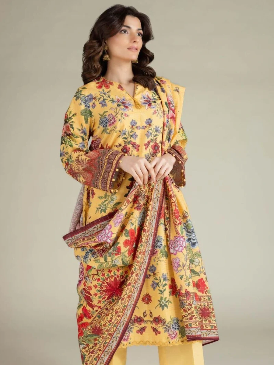 PRINTED MESURI DOBBY SUIT 3 PC